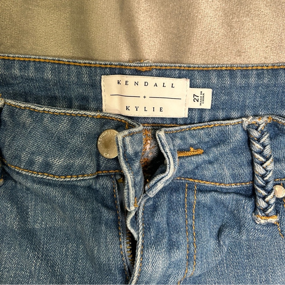 Kendall + Kylie jean shorts
